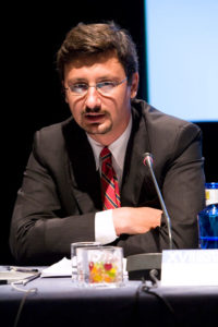 Francesco Rodano, Director de Juego Online de AAMS, Italia, durante su clarificadora exposición de la situación en el país vecino.