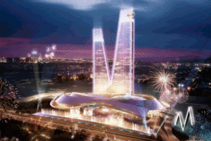 El Hotel M será el símbolo del proyecto. Tendrá 3.000 habitaciones y será el edificio más alto de España