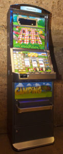 Camping Cash, máquina para hostelería mixta Rodillo / Vídeo, 5 juegos de Bonus y reciclador NV11
