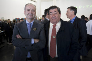 Manuel Soto junto a Ignacio Benítez Andrade, presidente de ASOBING